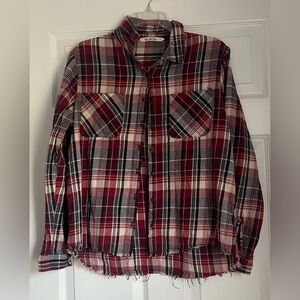 Women’s Plaid Flannel Shirt